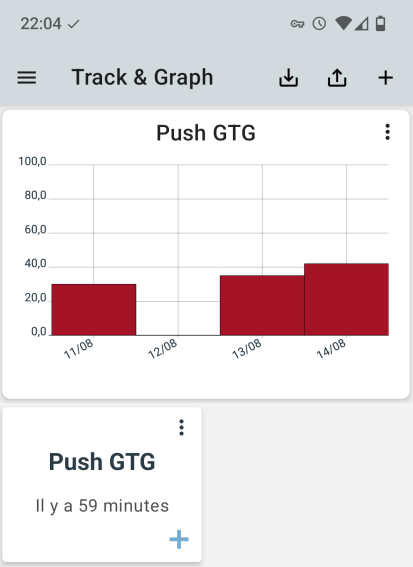 app qui permet de tracket des choses